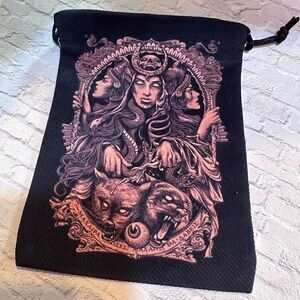 Tarot Oracle Cards Graphic Drawstring Bag